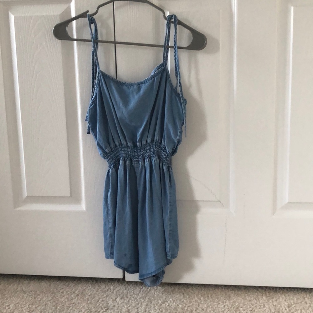 Forever 21 blue romper